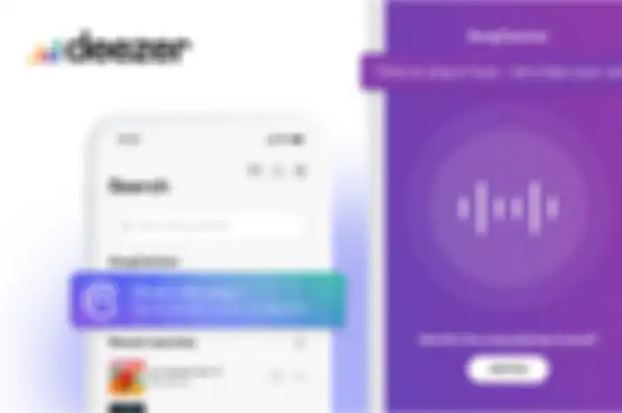 Tampilan User Interface dari fitur SimngCatcher Deezer. 