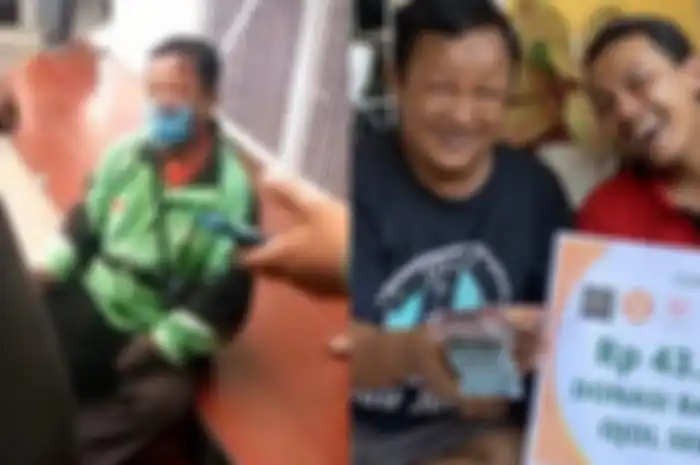 Driver ojek online alias ojol di Semarang yang dikeroyok saat antre BBM di SPBU dapat donasi Rp 43 juta.