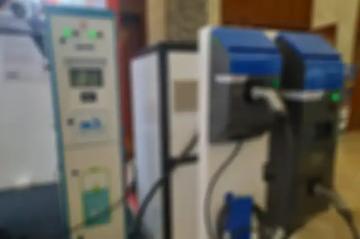 Charging Station milik BRIN untuk kendaraan listrik