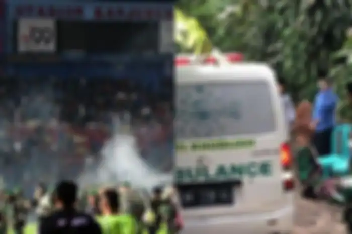 Ilustrasi kerusuhan usai laga Arema vs Persebaya di Stadion Kanjuruhan Malang. Andika Bayu Pradana (17) warga Blitar jadi salah satu korban meninggal dunia.