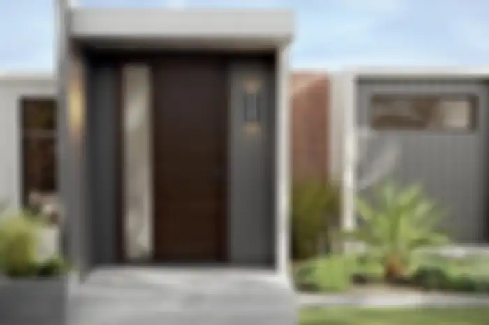 Ilustrasi pintu rumah