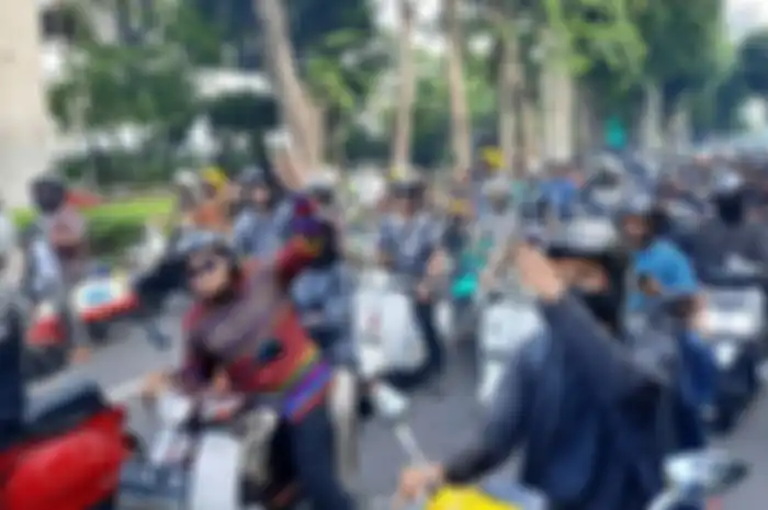 Batik Nation Ride, cara bikers rayakan Hari Batik Nasional, Minggu (2/10/2022).