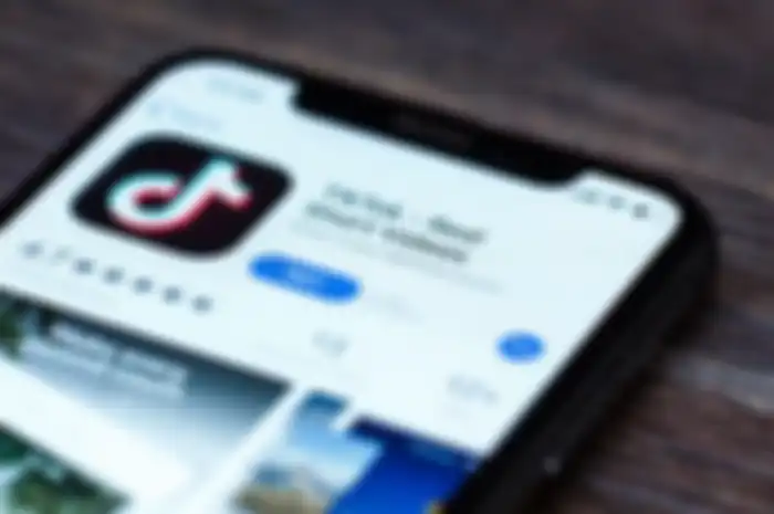 Ilustrasi aplikasi TikTok di App Store
