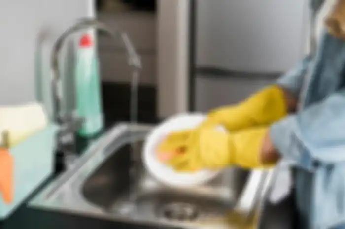 Karat di bak cuci piring bisa hilang dalam sekali gosok pakai bahan dapur ini.
