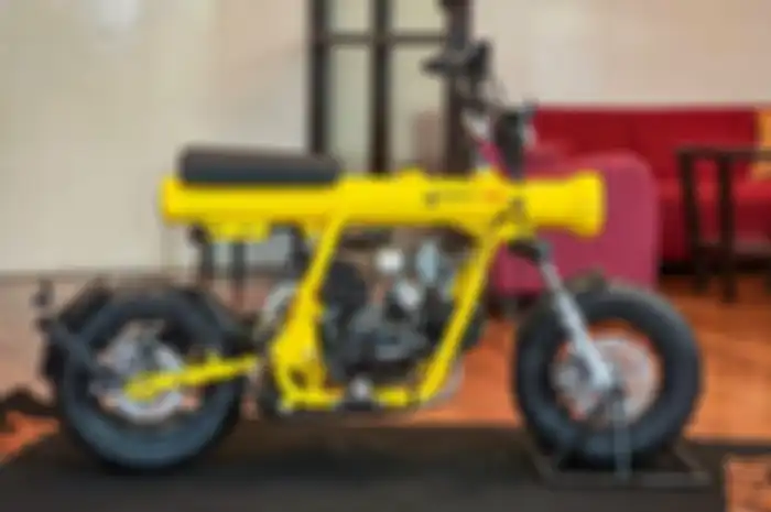 Motor baru desain mini Gunner 100 asal Thailand, siap jegal Honda Monkey.