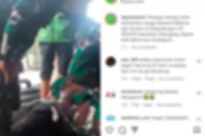 Pelaku curanmor gagal melakukan aksinya gara-gara driver ojol hingg dapat salah olahraga dari warga.