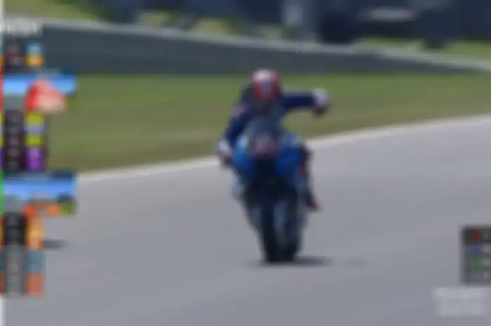 Pembalap Suzuki Ecstar, Alex Rins juara MotoGP Australia 2022.