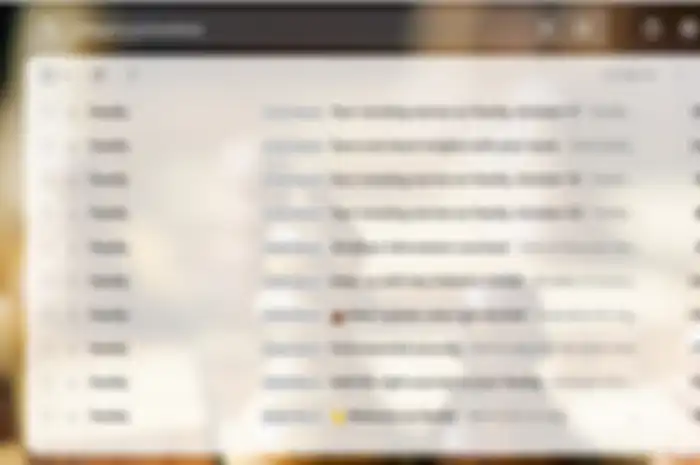 Tampilan Background Gmail yang sudah diubah