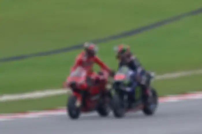 Fabio Quartararo berhasil cegah Francesco Bagnaia juara dunia di MotoGP Malaysia 2022.
