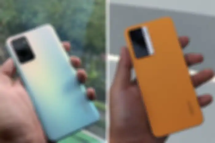 OPPO A77s (kanan) merupakan penerus dari A76 (kiri) dengan beberapa upgrade yang menarik dari segi performa dan fitur yang makin canggih dan elegan