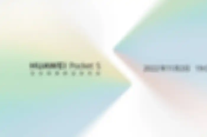 Poster peluncuran Huawei Pocket S yang akan hadir dengan nama resmi Huawei P50 Pocket S.