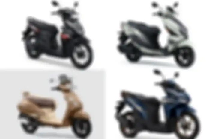Foto ilustrasi dan kolase. Harga motor matic 110-125 cc terbaru setelah Suzuki Avenis 125 meluncur.