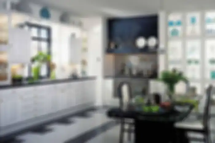 Desain dapur sederhana Ibu-ibu pemilik rumah mungil ini terus dibahas. Dia sengaja memasang keramik dinding. Lihat 8 foto hasilnya.