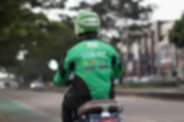 Ilustrasi driver ojol.