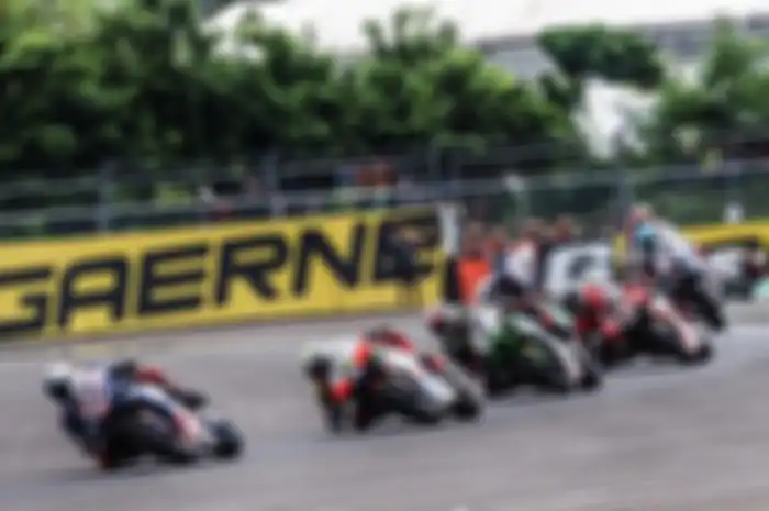 Ilustrasi balap WSBK Mandalika 2022 di Sirkuit Mandalika. Simak cara menghitung poin WSBK.