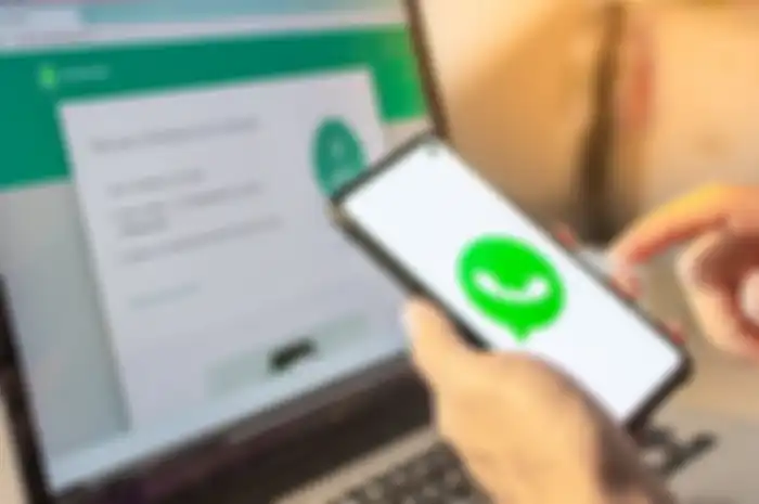 Ilustrasi WhatsApp Web.