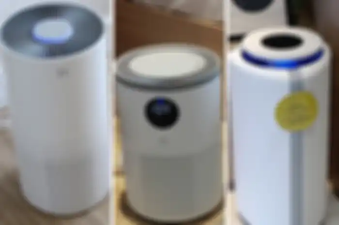 IT Smart Air Purifier S130 (kiri), IT Smart Air Purifier S280 (tengah), dan IT Smart Air Purifier P400 (kanan)