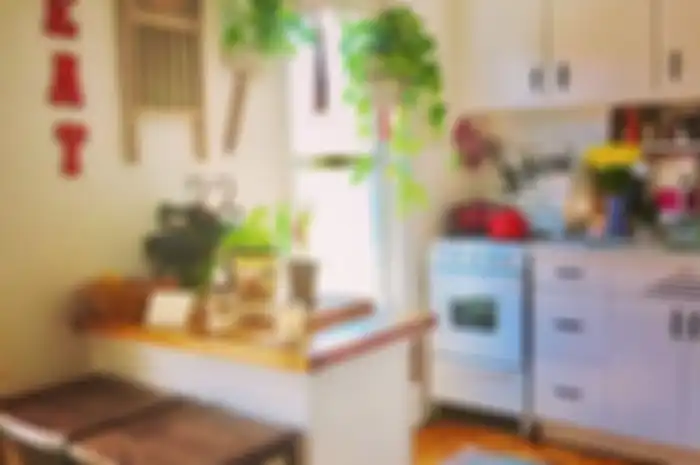 Foto desain dapur mungil tampak semakin segar. Ternyata 7 tamana hias ini jadi solusi. Masalah area masak pun teratasi. 