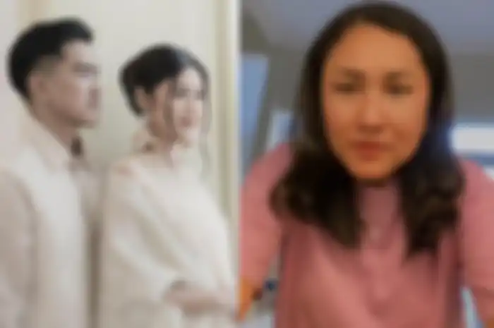 Kolase foto pre wedding Kaesang Pangarep - Erina Gudono dan MUA Debrina