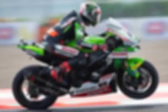Foto ilustrasi. Pembalap Kawasaki Racing Team, Jonathan Rea raih podium di race 1 WSBK Mandalika 2022.