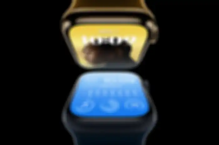 Ilustrasi fitur Crash Detection di Apple Watch Series 8.