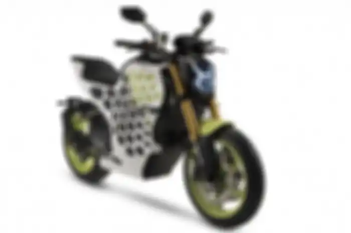 Prototipe motor listrik Kymco RevoNEX hadir di EICMA 2022, gaya naked bike futuristik.