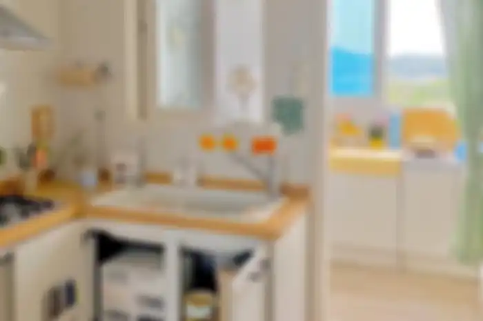 Koleksi bumbu dapur ditata biar foto dapur mungil kian tampak rapi. Bumbu dapur juga lebih awet dengan 9 trik simpel ini.