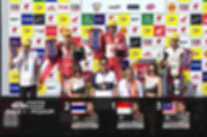 Pembalap Indonesia Anadi Gilang juara di race 1 SS600 ARRC Thailand 2022.