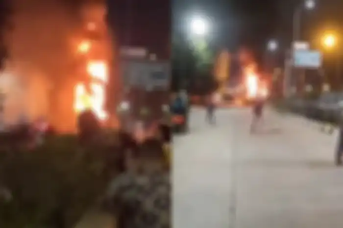 Insiden truk tangki Pertamina yang bawa Pertalite terbakar di Cengkareng.