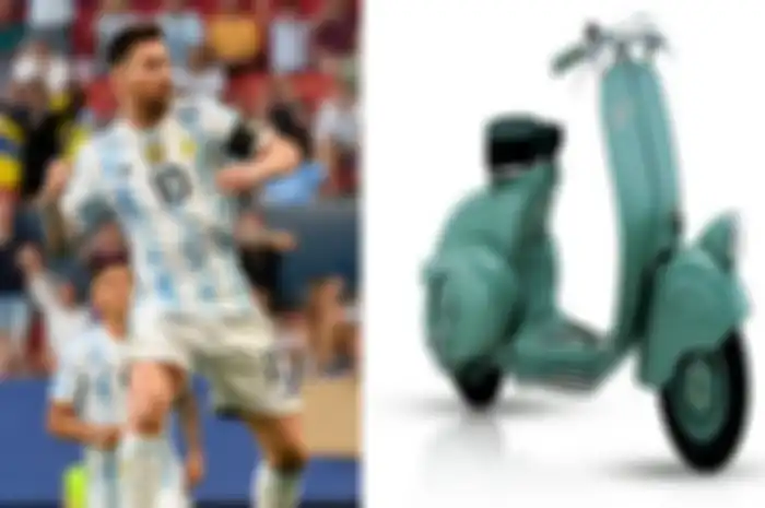 Lionel Messi diketahui memiliki motor Vespa 1946.