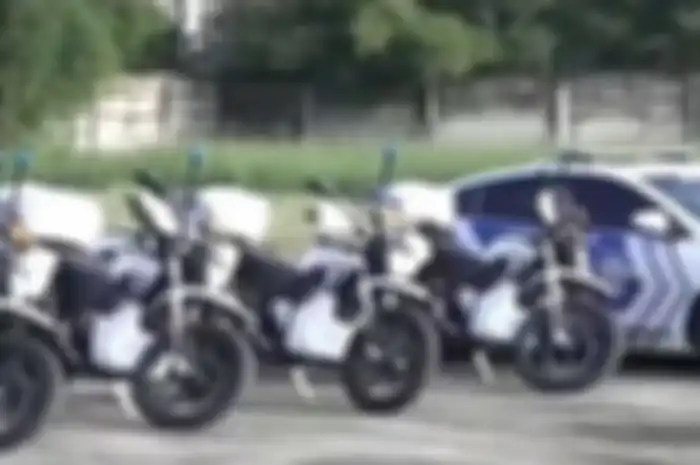 Ilustrasi motor listrik milik kepolisian.