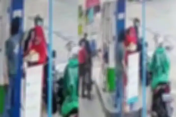 Pria pukul petugas SPBU wanita di Tangerang.