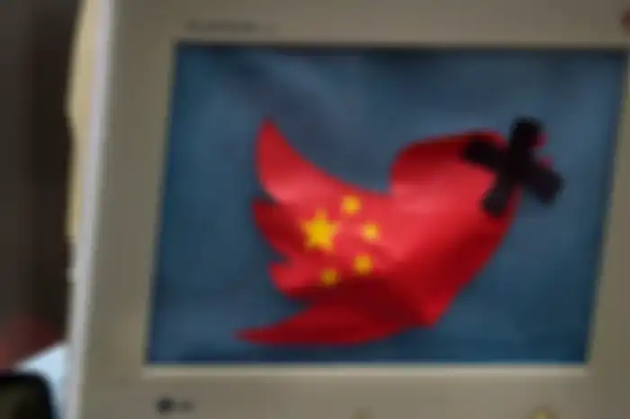Ilustrasi larangan medsos asing di China