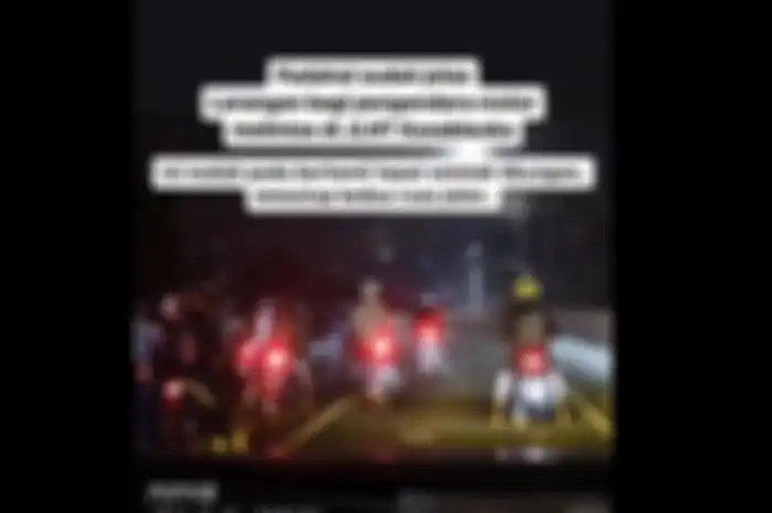 Video viral sekelompok pemotor Yamaha Aerox balap liar di JLNT Casablanca, terekam dashcam pengendara mobil.