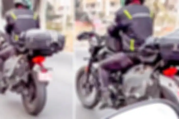 Spy shot calon motor baru Triumph Scrambler 350 di India!