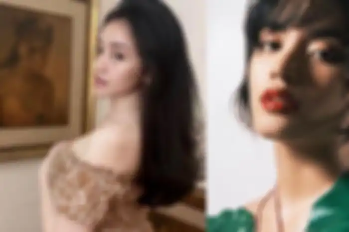 Kolase foto Amanda Zahra dan Arawinda.