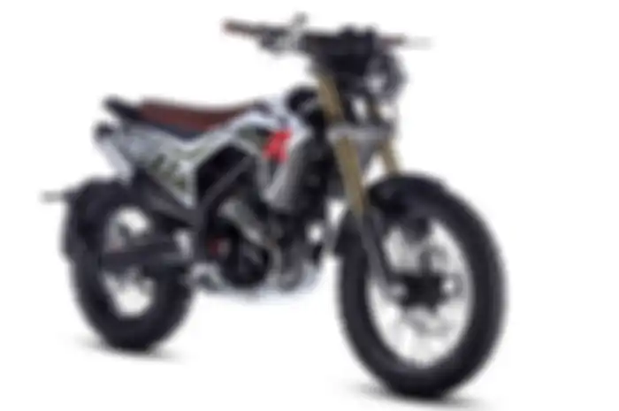 Motor Vent X-Rude 125 asal Italia, bergaya ala motor custom berkonsep retro scrambler bermesin 125 cc