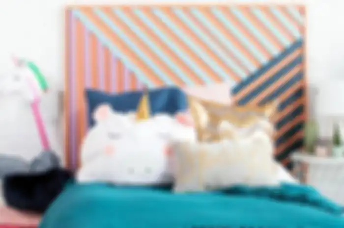 Ilustrasi headboard tempat tidur anak