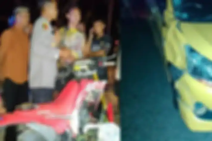 Momen detik-detik maling motor Honda CRF150 tewas adu kambing di Lampung Selatan.