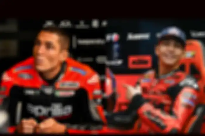 Aleix Espargaro (kiri) pembalap paling tua di daftar MotoGP 2023, sedangkan Raul Fernandez (kanan) pembalap paling mudai di musim depan