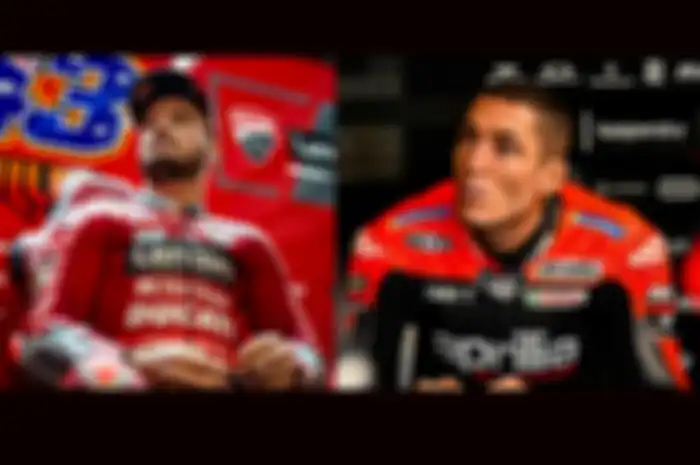 Jack Miller (kiri) dan Aleix Espargaro (kanan) adalah pembalap MotoGP 2023 yang belum pernah juara dunia di kelas sebelumnya baik Moto3, Moto2 atau pun MotoGP