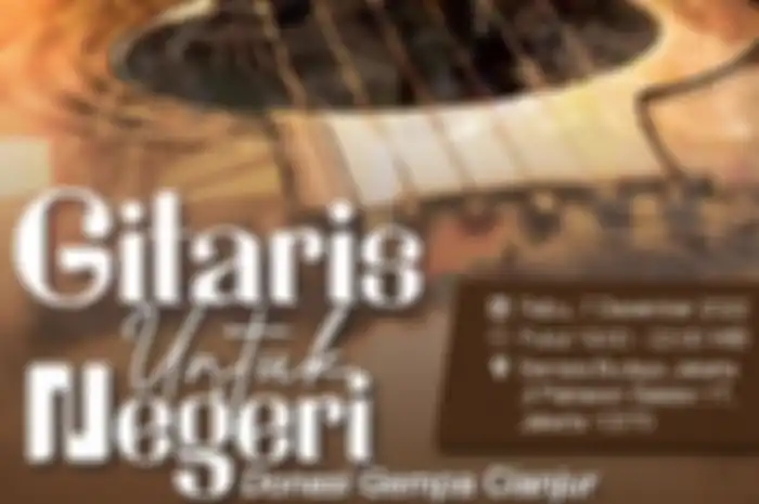 Konser Gitaris untuk Negeri sebagai donasi untuk korban gempa Cianjur