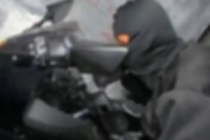 Foto ilustrasi pencurian motor. Maling di Samarinda gasak motor Rp 123 juta, demi antar pacar ke Balikpapan.