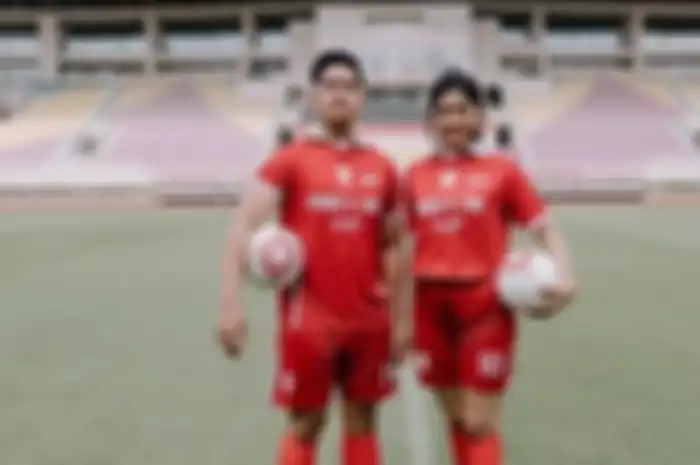 Kaesang Pangarep dan Erina Gudono di Stadion Manahan Solo