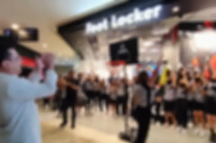Opening ceremony Foot Locker Indonesia di Grand Indonesia, Jumat (9/12/2022)