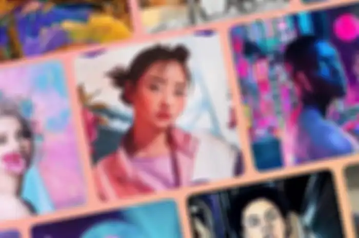 Avatar buatan AI di Aplikasi Lensa 