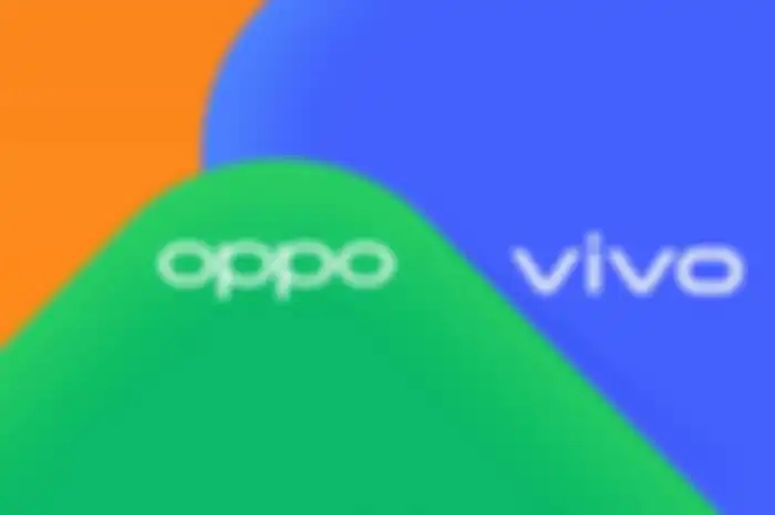 Ilustrasi logo Xiaomi, OPPO, dan Vivo