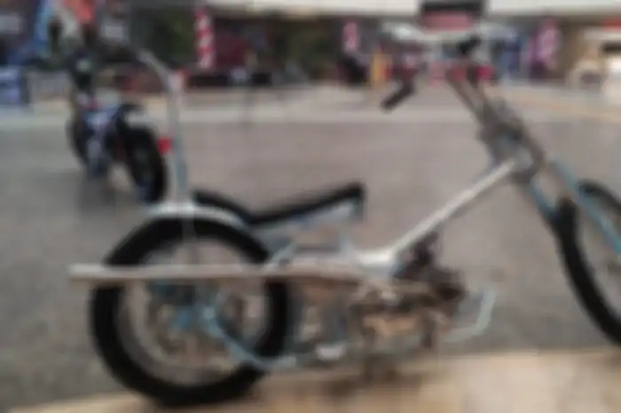 Beberapa motor listrik hadir di Planet Overheating seperti yang beraliran chopper ini, ternyata ada motor listrik juga.