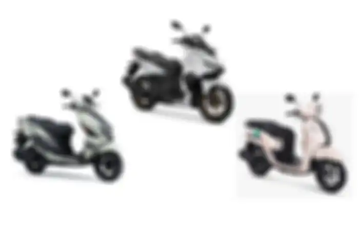 Ilustrasi motor matic baru 2022 yang rilis di Indonesia, ada Suzuki Avenis 125 (kiri), Honda Vario 160 (tengah) dan Yamaha Fazzio (kanan), mana motor matic paling irit 2022?
