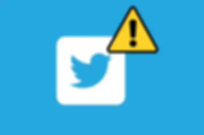 Ilustrasi Twitter error